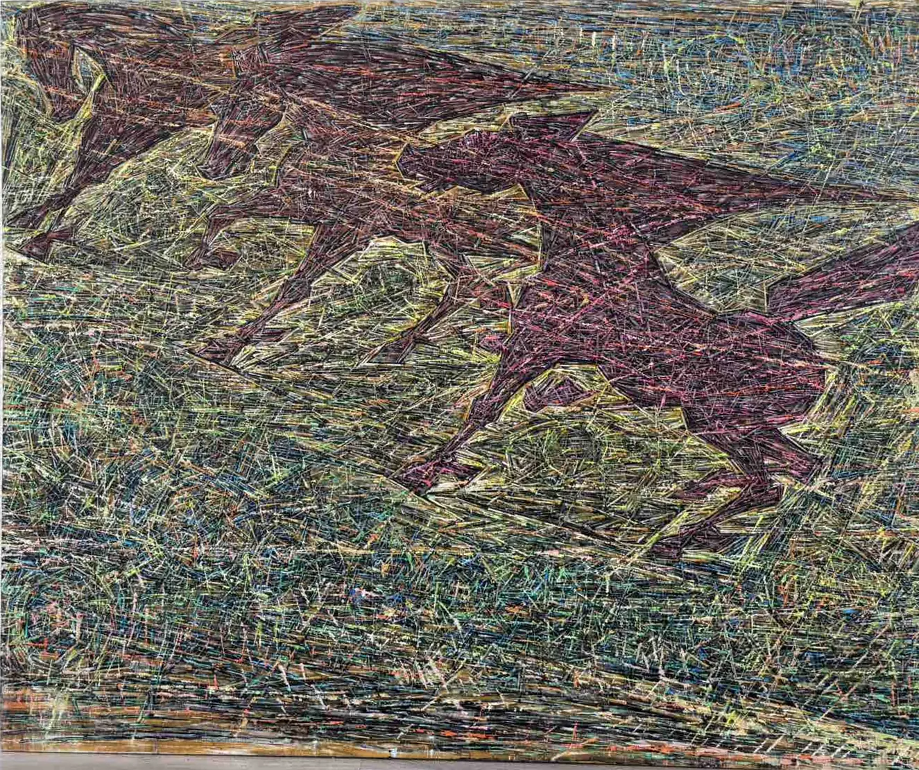 Horses in the Wind